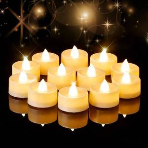 lot 24427 image: Amagic 122450100150 Pack Battery Operated Tea Lights Candles, Fake Tealights Candles, Flameless LED Tea Lights for Halloween, Wedding, Votive, Festival, Table Decor(12 Pack, Warm White)