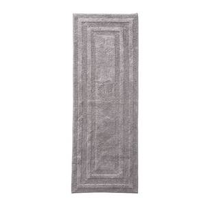 lot 24435 image: Eddie Bauer - Bathroom Rug, 100% Soft Plush Tufted Cotton Runner Rug, Highly Absorbent, Quick-Dry, and Skid-Resistant Backing (Logan Chrome Grey, 22 x 60) - Retail $32
