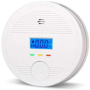 lot 24437 image: Interconnected Smoke and Carbon Monoxide Detector, 10-Year Battery Wireless Interlinked Smoke & CO Alarm with Dual Sensors, Home Fire & CO Safety Protection (6Pack) - Retail $15