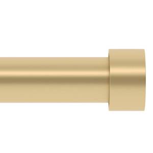 lot 24450 image: Gold Extra Long Curtain Rod 30 to 240 inch, Heavy Duty Curtain Rods for Windows with Modern End Caps, 1 inch Drapery Rods Set for Outdoor Patio, Adjustable Curtain Rod for Room, Gold - Retail $32