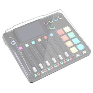 lot 24464 image: Dust Cover Compatible with RodeCaster Pro 2, for RodeCaster Pro II Console, Replace for RodeCaster Pro 2 Cover, Prevents Dust SpillsDander From Entering, transparent color, 5 Year Warranty