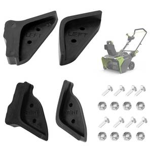lot 24465 image: Single Stage Snow Blower Protective Slide Skid Shoes Kit Replacement for Ego 21 SNT2100, SNT2101, SNT2102, SNT2112, SNT2114, SNT2102, SNT2110 Snow Blower- Raise the Snow Blower Height to Reduce Wear - Retail $23