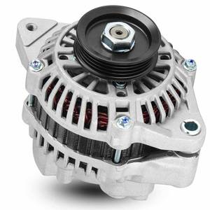 lot 24477 image: New Alternator 75 Amp Fit for Honda Civic with Standard Equipment 1996 1997, for Honda Civic 1998-2000 (1999 Civic not fit SI model), for Honda Civic del Sol 1996 1997, 12V 1.6 1.6L, AMT0091 113035 - Retail $90