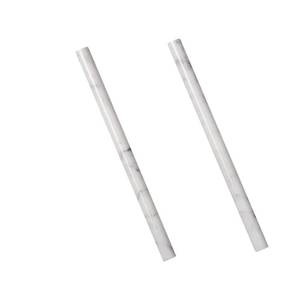 lot 24478 image: Diflart 10-Pack Carrara White Marble Pencil Liner Trim, 12x12 Inch, Honed, Marble Tile Edging Corner Trim Molding Bullnose Tile Shower Bathroom Kitchen Livingroom