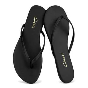 lot 30585 image: Cheval Flat Leather Flip Flops for Women, Comfortable Dressy Thong Sandals 2026 Summer and Spring Vacation Essentials, Chanclas Para Mujer - Retail $15