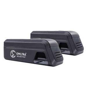 lot 30863 image: OWLTRA OW-2 Indoor Electric Mouse Trap 2 PCS, Instant Kill Rodent Zapper with Pet Safe Trigger, Black - Retail $35