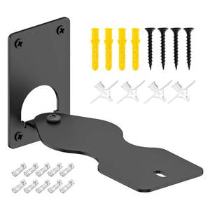 lot 30872 image: Aiweiwa Heavy-Duty Speaker Wall Mount for KEF LSX II Speakers Mount Wall Bracket - Space Saving Wall Speaker Mount for KEF LSX II Wireless HiFi Speakers Bracket, Black (Hardware Not Included) - Retail $24