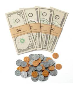 lot 30909 image: Mr. Pen- Play Money for Kids, Realistic Coins, Pretend Play Cash Set for Math Practice, Classroom Rewards, Homeschool, Cash Register Play, Ages 3 (Coins Only) - Retail $24