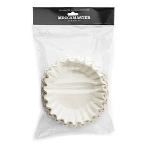 lot 30924 image: Technivorm 85025 Moccamaster White Paper Filters, Flat Bottom, 100 Count - Retail $15