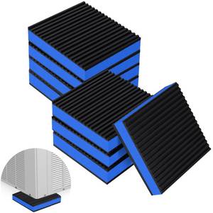 lot 30930 image: ToLanbbt 8 Pack Anti Vibration Pads for Washing Machine 4x4, 78T EVA Mechanical Damping Vibrating Sound Isolation Pad Rubber Isolator Mat for Compressor, Air Conditioner, Washer, Dryer, Treadmill - Retail $27