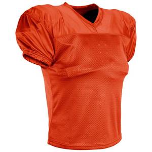 lot 30953 image: Champro Preseason Practice Mesh Football Jersey, Orange, Large - Retail $20