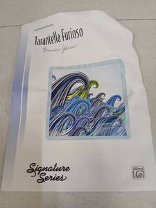 lot 30965 image: Alfred 00-39439 Tarantella Furioso-Pno Sol Book - Retail $15