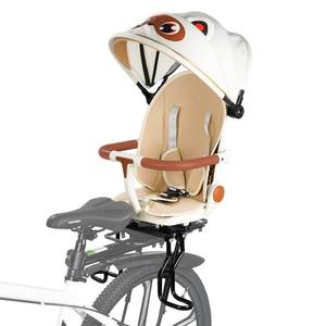lot 62090 image: XIEEIX Rear Child Bike Seat, Adjustable Backrest Rear Bike Seat, Foldable and Rotatable Rear Mounted Child Bike Seat, New Comfortable Child Rear Seat, Suitable for Most Bicycle Rear Frames - Retail $56