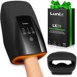 Lunix LX29 FSA Hand Massager, Heat & Air Compression, for Arthritis & Carpal Tunnel Relief, Hand & Wrist Pain Relief, Cordless Rechargeable, Charcoal Black - Retail: $60