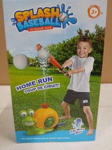 lot 24537 image: Splash Baseball Water Sprinkler Snail Toy - Retail $15