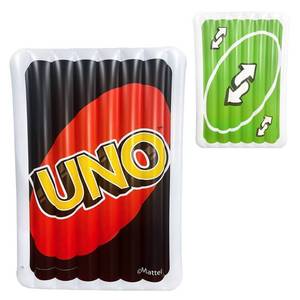 lot 24538 image: UNO Mattel 6 Pool Float PVC Blow-up Novelty Float for Adults - Retail $25