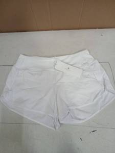 lot 31059 image: CRZ YOGA White Athletic Shorts Small - Retail $15