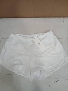 lot 31100 image: White Athletic Running Shorts Small - Retail $15