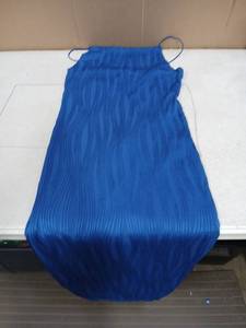 lot 31113 image: Blue Pleated Dress Large - Retail $15