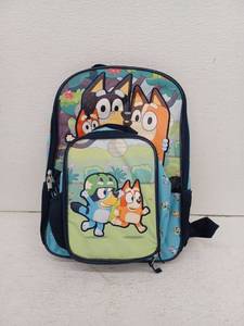 lot 14219 image: Blue Backpack Lunchbag Combo Set