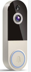 lot 14253 image: Wireless Video Doorbell Camera, Linen
