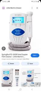 lot 14275 image: Hopetiger Baby Heart Monitor, 2 Pack