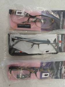 lot 14311 image: 3 Pack Foster Grant Reader Glasses, 3.25