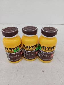 lot 14313 image: 3 Pack Bayer Asprin, 325 mg