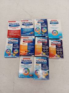 lot 14331 image: Lot Of Miscellaneous Mucinex, 10 Pack