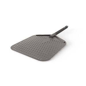 lot 1408 image: Ninja XSKOPPL Woodfire Outdoor Perforated Pizza Peel, Compatible with Ninja Woodfire Outdoor Oven (OO100 series), Hanging Drawstring, Aluminum, GreyBlack