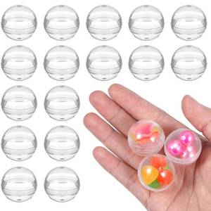 lot 2021 image: JECOMPRIS 100pcs 28mm1.1inch Round Vending Machine Capsules Gumball Machine Capsules Fillable Easter Capsules for Easter Basket Stuffers Christmas Prizes Party Favors