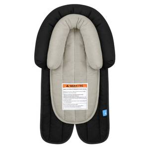 lot 2031 image: COOLBEBE Upgraded 2-in-1 Babybody Supports for Newborn Infant - Extra Soft Breathable Car Seat Insert Cushion Pad, Perfect for Carseat, Stroller, Swing, Bouncer, Black