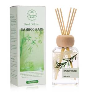 lot 2053 image: Bamboo Essential Oil Reed Diffuser - 3.34 Fl Oz, Luxury Hotel Collection Diffuser Oil Inspired by Ritz Carlton for Home&Office, Bedroom Living Room Shelf Decor, Accessories,Non-Toxic & Gift Ready