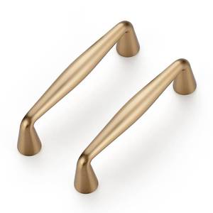 lot 2435 image: Ravinte 5 Pack 3 Inch Champagne Bronze Kitchen Cabinet Handles Solid Zinc Alloy Cabinet Pulls Cupboard Hardware Drawer Handles