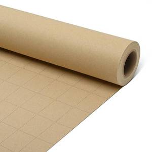 lot 2441 image: Iioscre Brown Gift Wrapping Paper, Craft Kraft Wrapping Paper Roll for Craft Bulletin Board Paper Art Table Covering Crafting Gift Wrapping Birthday Valentines Gift, 17 Inch X 32.8 Feet