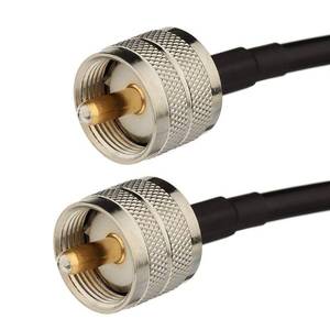 lot 2467 image: Superbat UHF Male PL-259 to UHF Male PL-259 Low Loss Digital Coax UHF Jumper Cable��5ft RG58 Coax Jumper�� for HAM & CB Radio,Antenna Analyzer,Dummy Load,SWR Meter