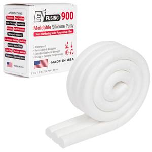 lot 2469 image: 900 Moldable Silicone Putty - White Circular Shape