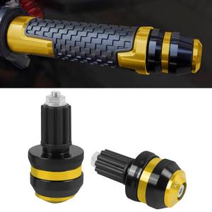 lot 2471 image: KKZOL 78 22mm Universal Motorcycle Handlebar End Plugs Aluminum Bar End Cap Sliders Replacement for Honda Yamaha Kawasaki Suzuki Motorbike Dirt Bike(Gold)