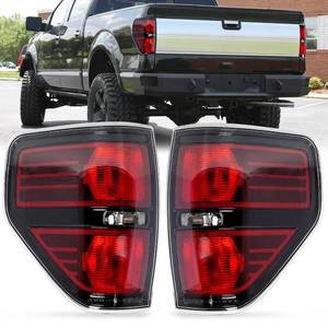 lot 3330 image: RANSOTO Tail Light Compatible with Ford F150 F-150 2009 2010 2011 2012 2013 2014 Rear Brake Lamp Taillight Left Driver and Right Passenger Side Smoked