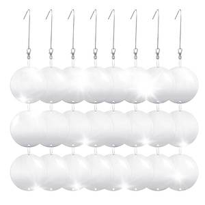 lot 4008 image: Hedoc Reflective Bird Scare Discs Set, 24PCS Large Double-Sided Bird Deterrents for Outside, Bird Reflectors to Keep Birds, Woodpeckers, Pigeons Away from House, Outdoor Garden, Patio and Yard