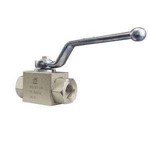 lot 4028 image: Taixin Hydraulic High Pressure Ball Valve 2 Way 38NPT 7250 PSI KHB Shut-Off Hydraulic Valve