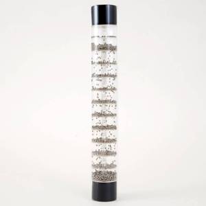 lot 4377 image: Bits and Pieces - Rain Fall Stick-Listen to Natural Sound of Rainfall and Watch Metal Balls Fall in Clear Acrylic Rain Stick - Music Rainstick