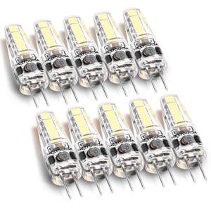 lot 4445 image: 6000K White G4 RV Landscape Ceiling Recessed Puck Led Lights Interior 12v Replacement Bulbs 107d,JC Bi-Pin G4 2W T3 10W-20W Equiv for Camper Trailer Motorhome Marine Boat Deck Stair Step Path,10Pcs