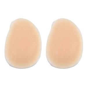 lot 4475 image: Healifty Leg Corrector Calf Pads 1 Pair Silicone Self - Adhesive Onlays Gel Pads Body Beauty Correctors Soft for Crooked or Thin Legs Beige 7.08 X 5.11 X 0.47 In
