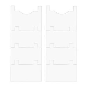 lot 4502 image: Kcgani Clear Acrylic Furniture Wall Spacers, 2 Pcs Adjustable Couch Wall Stopper Bed Stoppers, Universal Walls and Furnitures Protection Furniture Spacer for Preventing Fire Risks from Wall Outlet