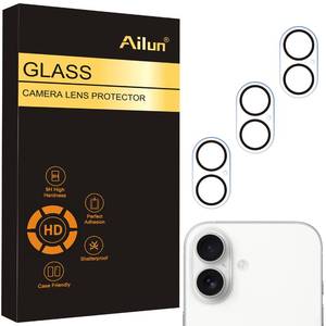 lot 4503 image: Ailun 3 Pack Camera Lens Protector for iPhone 17,Tempered Glass,9H Hardness,Ultra HD,Anti-Scratch,Case Friendly,Does not Affect Night Shots