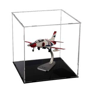 lot 6281 image: Evron Display Case for Collectibles Assemble Clear Acrylic Box Alternative Glass Case for Display Action Figures Home Storage & Organizing Toys (10x10x10 inch 25x25x25 cm)