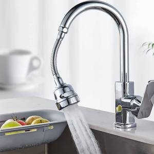 lot 6298 image: Kitchen Faucet Sprayer Attachment Movable Faucet Adapter for Kitchen Sink, 360° Rotatable Faucet Outlet Nozzle Sink Sprayer Accessory with 3 Spray Modes Anti-Splash Kitchen Faucet Head