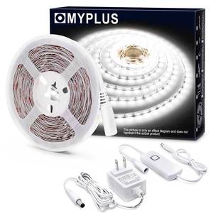 lot 6319 image: MYPLUS LED Strip Lights White, 16.4ft Daylight White 6000K LED Tape Lights with Dimmable 700 Lumen and 300 LEDs Bright Flexible Led Light Strip for Vanity Mirror,Under Cabinet,Kitchen,Bedroom