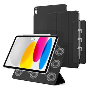 lot 6326 image: Dwopar Magnetic Case for iPad (A16) 11th Generation 11 Inch 2025, Smart Folio for iPad 10th Generation 10.9 inch 2022, Trifold Stand Tablet Cover with Auto SleepWake, Slim Lightweight Case, Black